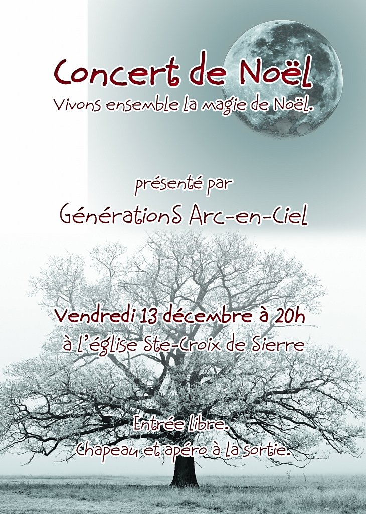 Flyer Concert de Noël 2013 (recto)