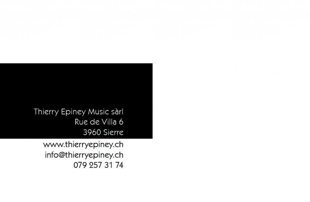 Carte de visite Thierry Epiney (verso)